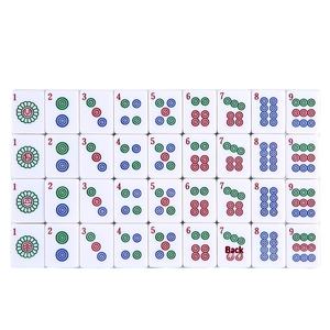 Vente directe d'usine - Jeu complet de 144 tuiles de mahjong américaines en mélamine de 34 mm - Product Image 3