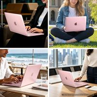 Coque rigide transparente en PC pour ordinateur portable, faible MOQ, pour MacBook Neo 13 pouces 2026, Air 13.6/15.3, Pro 14/16