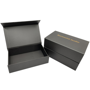 Boîtes cadeaux en carton noir personnalisées FX, grand format, prix de gros, boîte cadeau magnétique pliable pour l'emballage des chaussures - Product Image 5
