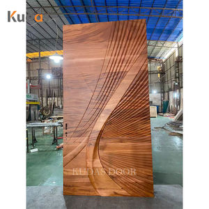 <span class=keywords><strong>Porte</strong></span> d'entrée <span class=keywords><strong>blindée</strong></span> de luxe en bois massif, design moderne, pour extérieur, haute sécurité, anti-effraction - Product Image 4