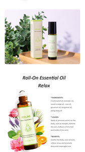 น้ำมันหอมระเหยโรลออนธรรมชาติสำหรับนวดผ่อนคลายร่างกายและใบหน้า ช่วยให้นอนหลับสบาย มีบริการรับผลิตแบรนด์ส่วนตัว - Product Image 3