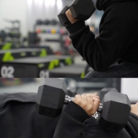 Peralatan Fitness Angkat Beban Grosir Pabrik VIGFIT, Dumbbell Baja Nyaman untuk Penggunaan di Rumah, Berat 2.5-50Kg, Dumbbell Gym