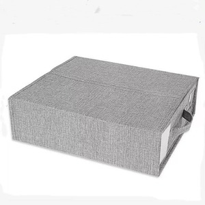 Boîte de rangement pliable en tissu pour draps, organisateur de rangement superposé pour armoire domestique, conteneur de rangement pour literie et articles divers - Product Image 5