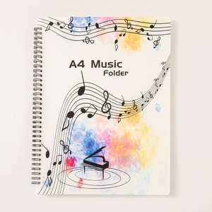 Wholesale Custom Printed <b>A4</b> Music Sheet <b>Folder</b> Waterproof Cover For Music School Piano Students - Product Image 1