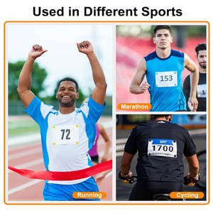 Держатель номера для беговой дорожки с кнопкой-защелкой для спортивных соревнований и марафонов - Product Image 6