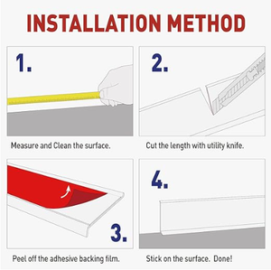 Tự dính Acrylic bọt hai mặt áp lực nhạy cảm không thấm nước Masking Baseboard đúc TRIM Băng - Product Image 5