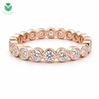Bague de fiançailles et de mariage pour femme Betterstar 18k, design personnalisé, diamant de laboratoire HPHT certifié IGI, taille brillant, bijoux fins