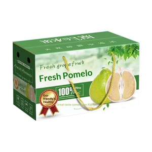 Custom Red Heart Pomelo <b>Gift</b> <b>Box</b> 2-4 Pack Fruit Shipping Carrier Wholesale <b>Empty</b> Packaging - Product Image 2