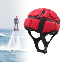 Prix du fabricant Couvre-chef rembourré EVA réglable avec logo personnalisé Gardien de but de football Casque de rugby de protection à tête souple