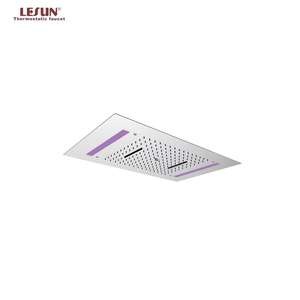 LESUNホットセール隠しサーモスタット4機能シャワーセットLEDレインシャワー天井取り付け - Product Image 2
