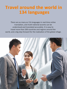 ตัวแปลเสียงแบบทันที134ภาษาที่รองรับ Wi-Fi เปิดใช้งาน3ชั่วโมงเล่นแบบ C ชาร์จแบบพกพา - Product Image 6
