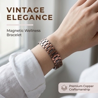 Bracelet en cuivre à ions négatifs pour la santé, thérapie magnétique, bijoux fantaisie en gros, cadeau promotionnel