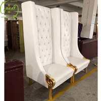 Chaise de salon de manucure de luxe à prix avantageux, vente chaude de l'usine de Foshan, bonne qualité, chaise de mariage, trône de roi et de reine