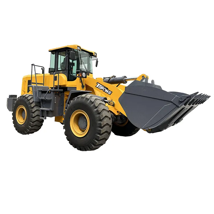 TOPONE TL650 Chinese Factory New Best 5T 5000kg Shovel Wheel Loader Euro2 Euro3 Engine With Warranty