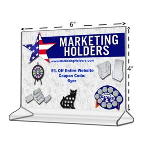 Giá Trưng Bày Bảng Hiệu Lều Bằng <span class=keywords><strong>Acrylic</strong></span> 8.5X11 Inch Giá Đỡ Khung Mặt Bàn - Product Image 2