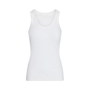 Camiseta sin mangas de mezcla de algodón tejido suave como la mantequilla para mujer, con escote ligeramente pronunciado en la espalda, transpirable, ecológica, de secado rápido y caída ligera. - Product Image 3