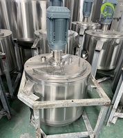 Cuve de mélange industrielle en acier inoxydable pour chocolat et confiserie avec chemise chauffante pour la transformation des bonbons, du cacao et du chocolat