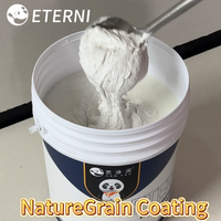 Peinture murale intérieure liquide à base d'eau NatureGrain Acrylic ETERNI Crystal Clear, application au pinceau, longue durée de vie, couleur