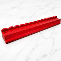 Supports et pousseurs de Mahjong en bois massif de 20 pouces, bord festonné, 4 pièces, accessoires de Mahjong américain, vente en gros
