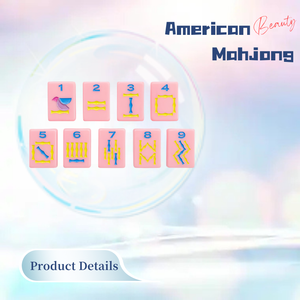 Avisocean - Fichas de Póker y Mahjong Americanas Modernas de Lujo, 1.42 Pulgadas, 36 Unidades #   <span class=keywords><strong>Casino</strong></span> de Acrílico de Una Sola Capa Grabado por Ambos Lados para 4 Personas - Product Image 6