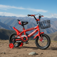 Vélos pour enfants de 3 à 12 ans, style sport, 12-14-16 pouces, avec roues stabilisatrices et frein à câble, prix usine, uniquement B2B.