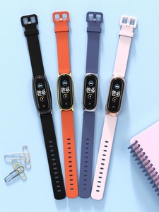 Bracelet de montre en silicone avec cadre métallique Mijobs Correa Plus pour Xiaomi Mi Band 3 4 5 6 7 - Product Image 2