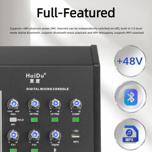 Mezclador Digital de 12 Canales Hd-tf12/16/20, Consola de Audio Profesional con Pantalla Táctil de 7 Pulgadas, USB Live para Hd-tf12, Hd-tf16, Hd-tf20 - Product Image 5