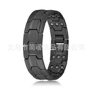 Copper Alloy Geometric Magnetic Bracelet For Men Gift Jewelry Yiwu Made Cssl - Product Image 5
