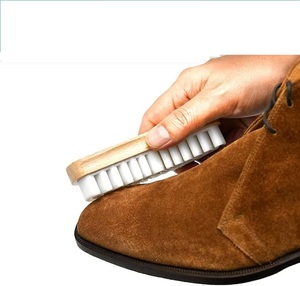 Dust <strong>Brush</strong> Wooden Rubber Crepe <strong>Brush</strong> Shoes Leather Scrubber for Suede <strong>Boots</strong> Suede <strong>Brush</strong> - Product Image 2