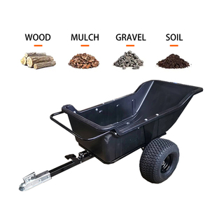 RCM Poly Dump Cart Atv Ou Mower Garden Farm Kiper <span class=keywords><strong>Remorque</strong></span> <span class=keywords><strong>Pour</strong></span> <span class=keywords><strong>Tracteur</strong></span> Dump Trailer 3 Tonnes - Product Image 1