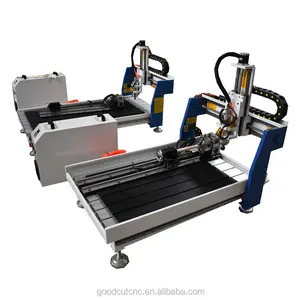 GoodCut mini 6090 desktop cnc router 4 axis for wood, MDF, acrylic