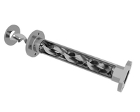 Mélangeur Statique Industriel Moyenne Pression en SUS304 – Solution Économique, Diamètres de 1 à 12 Pouces, Longueurs Standard Disponibles – Prix Compétitif