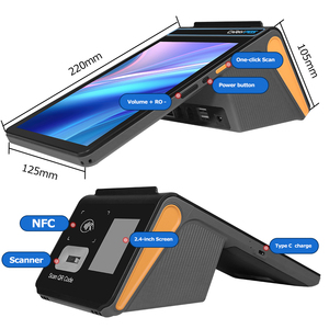 8-inch Android tất cả-trong-một Mini POS tablet với máy in nhiệt kết nối thông qua Wifi NFC Bluetooth USB - Product Image 6