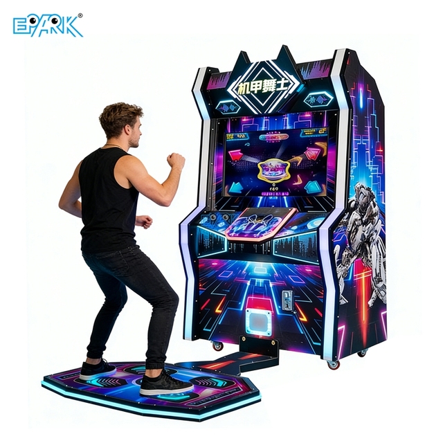 Coin Operated Metal for Arcade Game Machine for Kids Dance Revolution Shopping Mall & Amusement Park Drum and Dance Machine