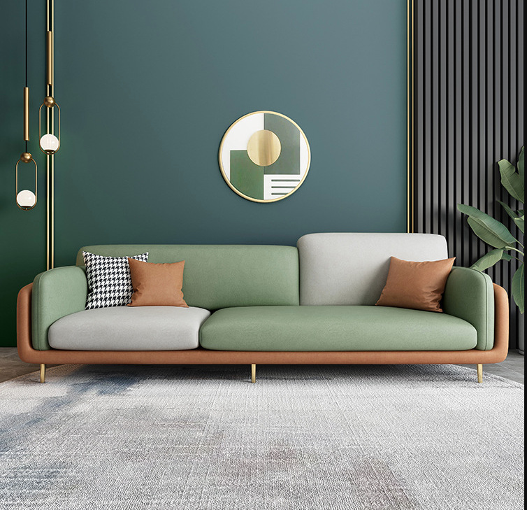 Orange with green beans + white