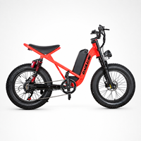 Bicicleta Eléctrica de Montaña BAOLUJIE B23 con Llantas Gruesas de 20 Pulgadas, Motor Trasero de 1500W, Batería de Litio, Alta Velocidad