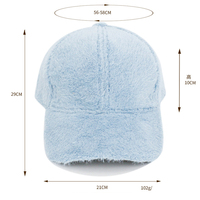 Casquettes de baseball en velours personnalisées de haute qualité unisexe hiver en plein air chaud sport papa chapeaux avec logo brodé pour hommes et femmes
