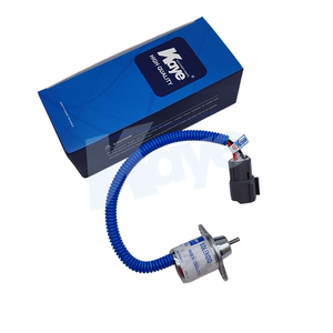 Электромагнитный клапан остановки подачи топлива 12В для экскаваторов YANMAR PC40 PC50 DH55 DH60, номер детали <span class=keywords><strong>1503ES</strong></span>-12S5SUC12S 119233-77932 M810324 - Product Image 2