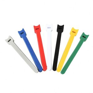 Cintas de Velcro Multicolor con Forma de Cabeza de Gato para Cables, Cintas de Nylon Personalizadas en Forma de T para Cables de Datos - Product Image 3