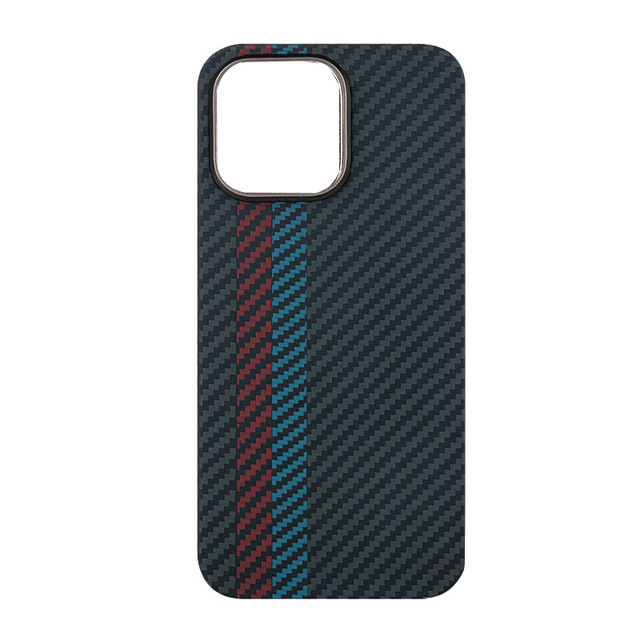 For iPhone 15 Pro Max Kevlar PC Super Thin Phone case Fiber protection Mobile Cover