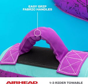 Tube gonflable remorquable personnalisé <span class=keywords><strong>en</strong></span> gros pour 2-3 personnes - Kwik-Connect, revêtement <span class=keywords><strong>en</strong></span> nylon, ailerons de renfort, valve rapide brevetée - Product Image 3
