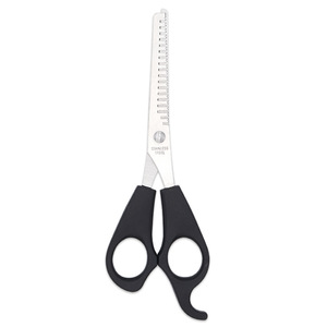 Ciseaux de coiffure professionnels en acier inoxydable à lame tranchante et manche long pour la coupe des franges - Product Image 3