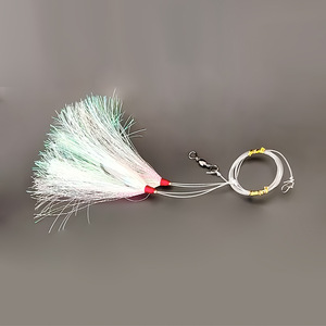 5/0 #   1 pièce/sac Hameçon de pêche en mer réfléchissant 5 couleurs, Hameçon de traîne, Hameçon Suicide, Hameçon à ligne - Product Image 5