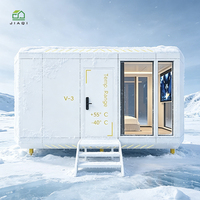 Casa Prefabricada de Lujo de 40 Pies x 20 Pies, Villa Prefabricada de 2, 3 y 4 Dormitorios, Casa Modular de Aluminio, Casa Contenedor Portátil, Mini Casa Móvil