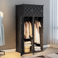 Grande Armoire Murale Extensible Moderne en Plastique au Design Simple pour Chambre à Coucher, Maison, Hôpital ou Salon