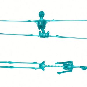 Jouet fantaisie et farceur en caoutchouc souple TPR, petit squelette zombie extensible, idéal pour les farces d'Halloween, produit transfrontalier, vente chaude - Product Image 3