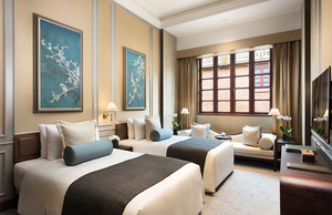 Juegos de muebles de madera de dormitorio doble de Hotel de lujo personalizados para camas de resort de hospitalidad de 5 estrellas Proyecto de motel Fábrica directa - Product Image 6