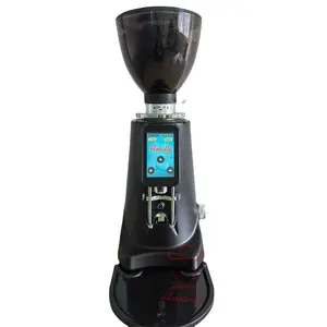 Commercial 74mm Flat Burrs Electric Burr Coffee Grinder with Touch Screen