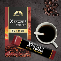 Café énergétique aux herbes Z Maca Man Power, café instantané naturel biologique, café noir instantané X Power pour hommes