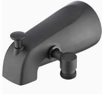 Robinet de baignoire à sortie inférieure de type levage avec connecteur G1/2, robinet chromé en gros